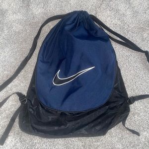 Nike Navy Drawstring Backpack